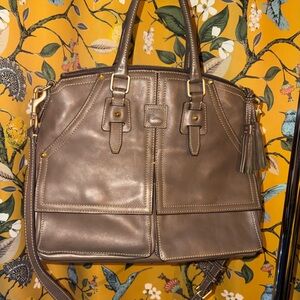 Dooney and Bourke Elephant Gray Florentine Clayton